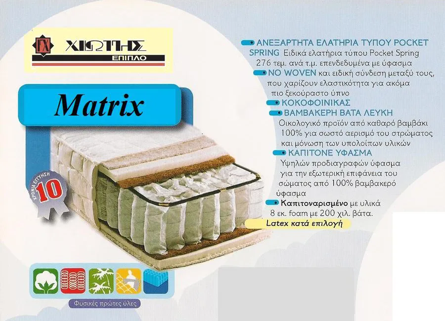 Στρωμα ανατομικό Matrix